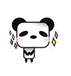 白黒星のぱんだーそん（個別スタンプ：22）
