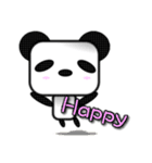 白黒星のぱんだーそん（個別スタンプ：30）