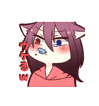 ケモ耳の日常会話（個別スタンプ：3）