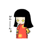 日本人形のお菊さん（個別スタンプ：8）