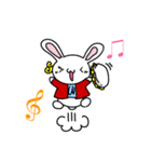 音楽ウサギの日常（個別スタンプ：24）