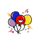あかいまる（個別スタンプ：32）
