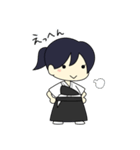 弓道女子（個別スタンプ：3）