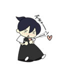 弓道女子（個別スタンプ：7）