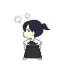 弓道女子（個別スタンプ：10）