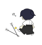 弓道女子（個別スタンプ：14）