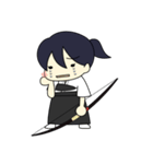 弓道女子（個別スタンプ：22）