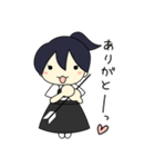 弓道女子（個別スタンプ：27）