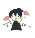 弓道女子（個別スタンプ：28）
