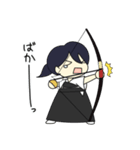 弓道女子（個別スタンプ：32）