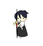 弓道女子（個別スタンプ：39）
