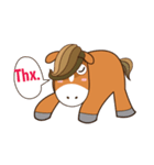 Brown Horse（個別スタンプ：7）