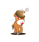 Brown Horse（個別スタンプ：9）