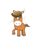 Brown Horse（個別スタンプ：21）