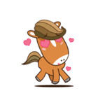 Brown Horse（個別スタンプ：23）