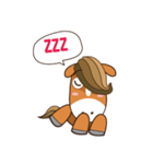 Brown Horse（個別スタンプ：24）