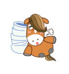 Brown Horse（個別スタンプ：34）