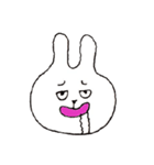 変顔うさぎ（個別スタンプ：13）