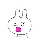 変顔うさぎ（個別スタンプ：15）
