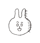 変顔うさぎ（個別スタンプ：28）