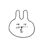 変顔うさぎ（個別スタンプ：38）