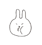 変顔うさぎ（個別スタンプ：40）