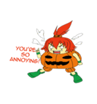 Pumpkin-chan's Halloween activities (EN)（個別スタンプ：32）