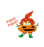 Pumpkin-chan's Halloween activities (EN)（個別スタンプ：37）