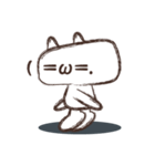 顔文字ねこさん（個別スタンプ：9）