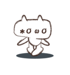 顔文字ねこさん（個別スタンプ：16）