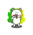 白猫のたまおクン（個別スタンプ：20）
