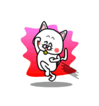 白猫のたまおクン（個別スタンプ：21）