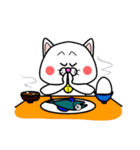 白猫のたまおクン（個別スタンプ：32）