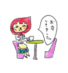 ずきんねこさん（個別スタンプ：11）