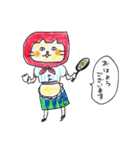 ずきんねこさん（個別スタンプ：14）