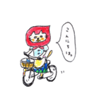 ずきんねこさん（個別スタンプ：15）