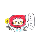 ずきんねこさん（個別スタンプ：16）