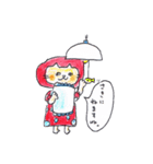 ずきんねこさん（個別スタンプ：25）