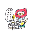 ずきんねこさん（個別スタンプ：38）