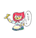 ずきんねこさん（個別スタンプ：40）