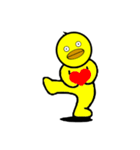 The Yellow bird man（個別スタンプ：36）