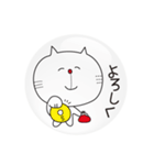 ぷっくりシール風ねこ。（個別スタンプ：8）