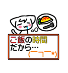 顔文字付きにゃんこプラカード（個別スタンプ：26）