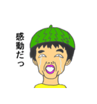スイカ男（個別スタンプ：22）