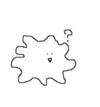 無表情あめーばくん（個別スタンプ：2）