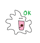 無表情あめーばくん（個別スタンプ：6）
