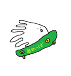 無表情あめーばくん（個別スタンプ：24）