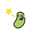躍動するマメ（個別スタンプ：8）