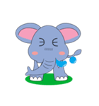 Fah-Sai : Smile elephant（個別スタンプ：22）