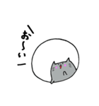 まるい猫。マル（個別スタンプ：10）
